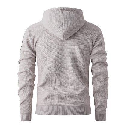 Herren Kapuzenjacke Sportlich Warm mit Weichfutter