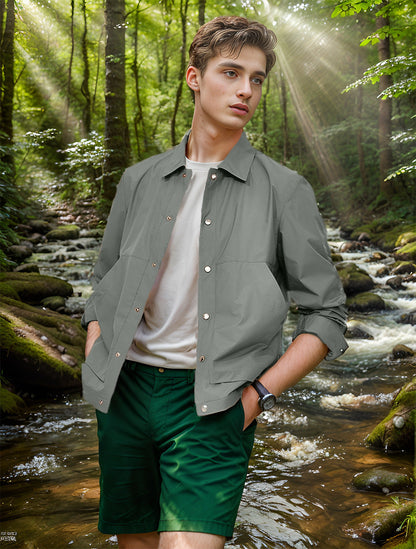 Herren Outdoor-Jacke Funktionell atmungsaktiv Wasserdicht