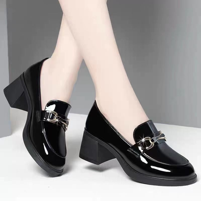 Damen Pumps Elegante Schnalle Schuhe Bequem Moderne