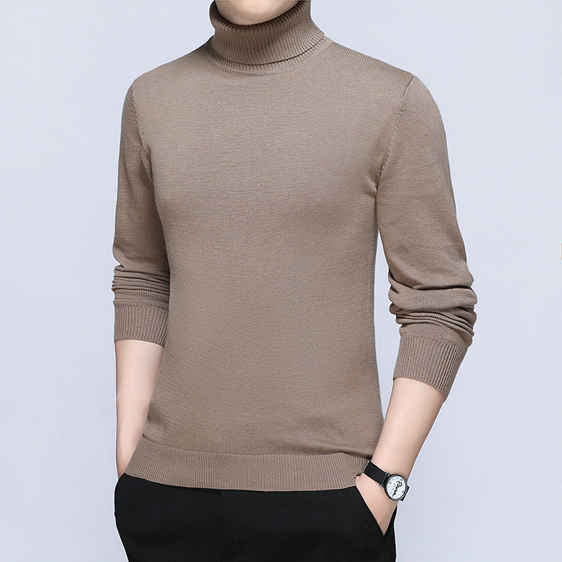 Herren Rollkragenpullover Baumwolle Atmungsaktiv Eleganz