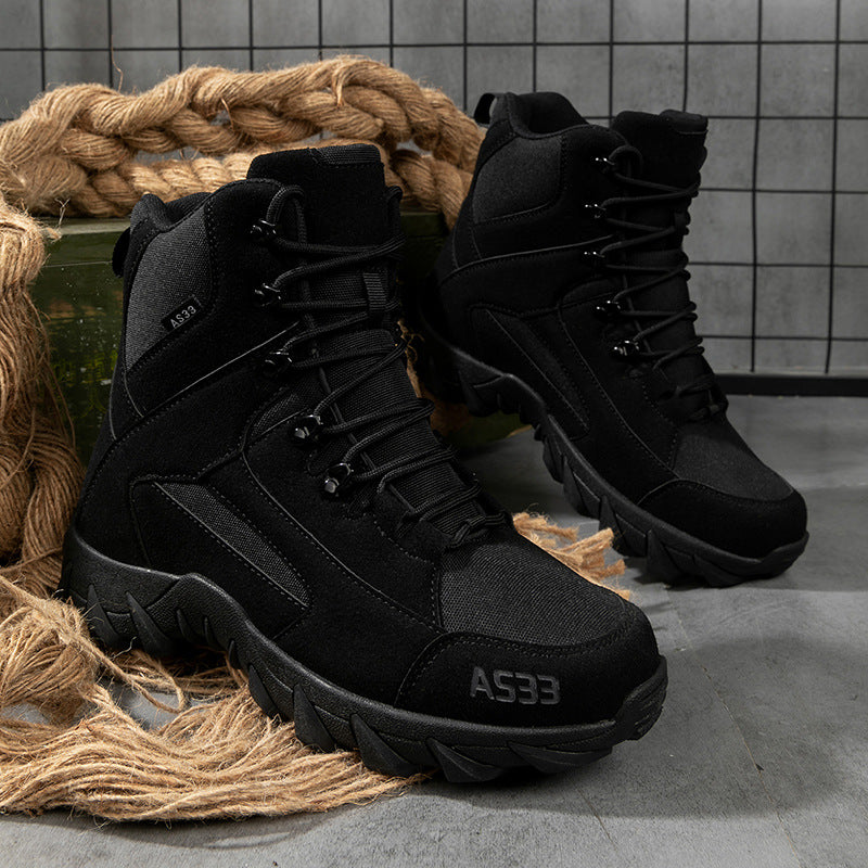 Herren Tactical-Boots Robust mit Knöchelschutz Rutschfest - BerlinGlamour
