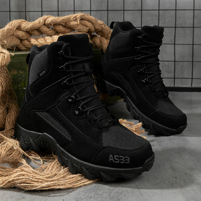 Herren Tactical-Boots Robust mit Knöchelschutz Rutschfest - BerlinGlamour