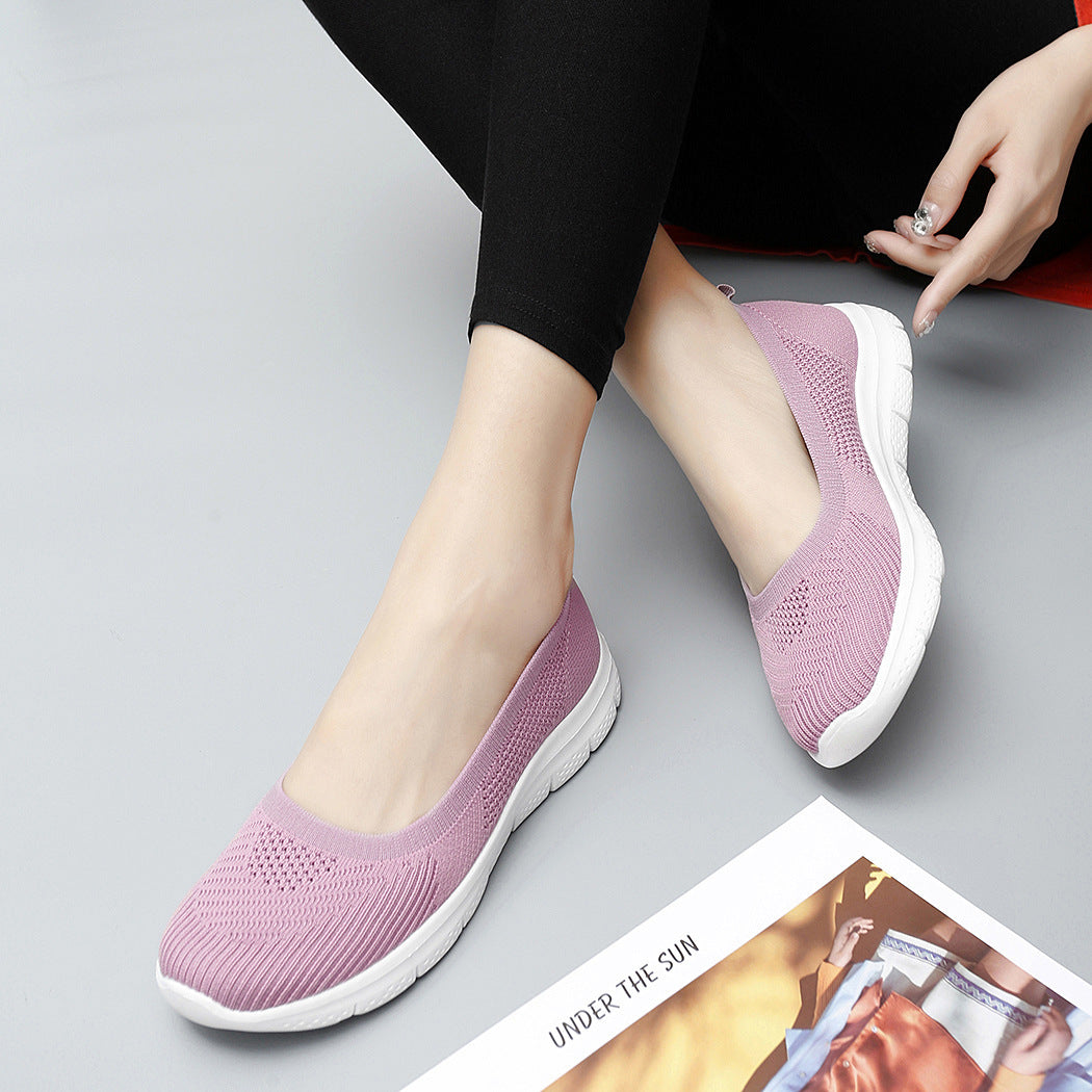 Bequeme Damen Strick-Slippers Warm für Alltag