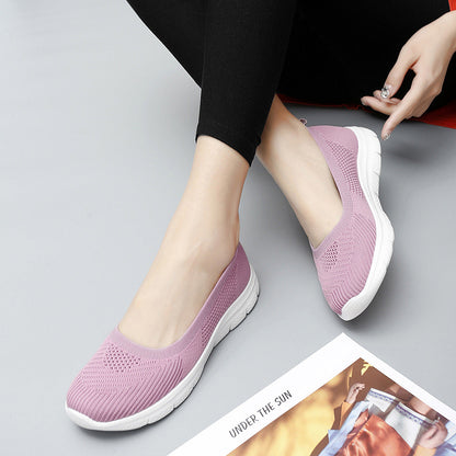 Bequeme Damen Strick-Slippers Warm für Alltag