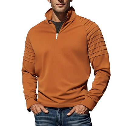 Herren Funktionspullover Halbzipp Modern Sportlich