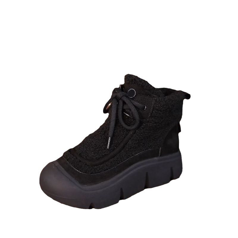 Damen Sneaker Winter Warm mit Kuschel-Innenfutter
