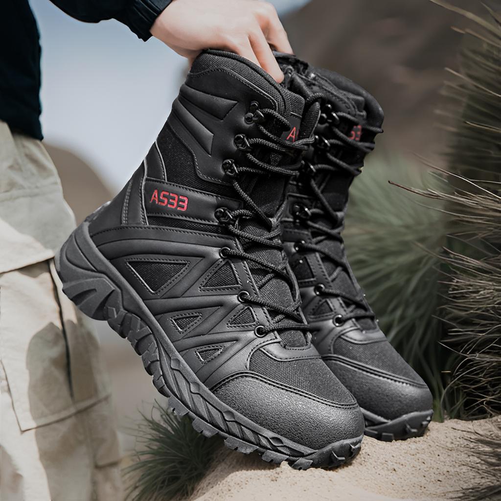 Herren Trekkingstiefel Outdoor Robust Wasserdicht mit Knöchelschutz - BerlinGlamour