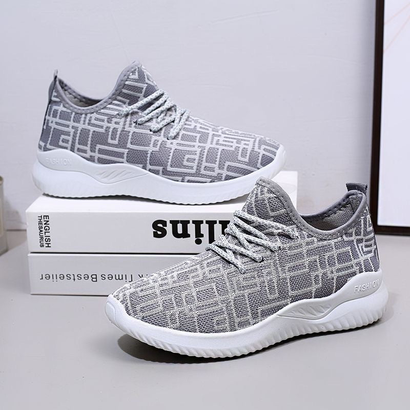 Damen Sneaker Bequem Laufsohle Weich Modisch