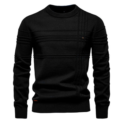 Herren Strickpullover Modern Komfortpassform Großes Design