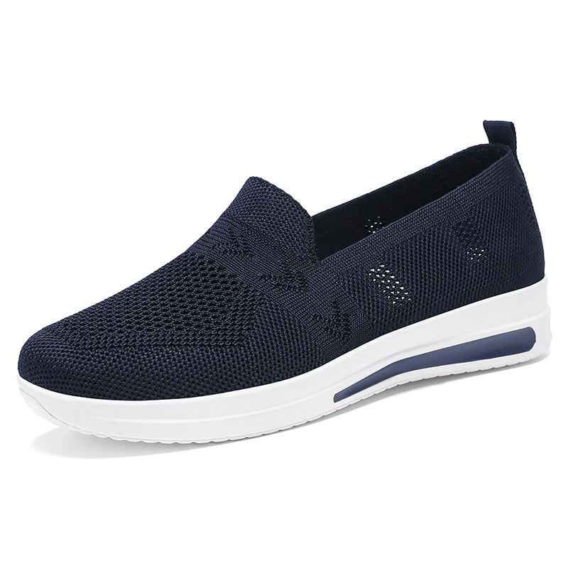 Damen Sneaker Slip-On atmungsaktiv mit weicher Sohle