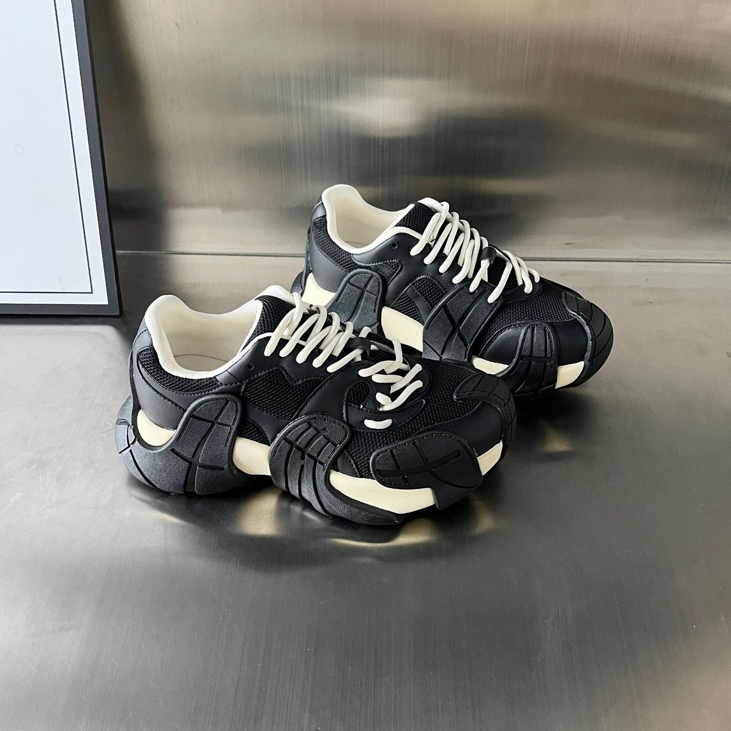 Damen Sneaker Sportlich Komfortabel Luxus Design