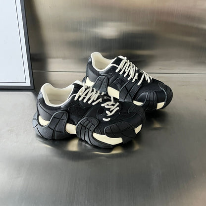 Damen Sneaker Sportlich Komfortabel Luxus Design