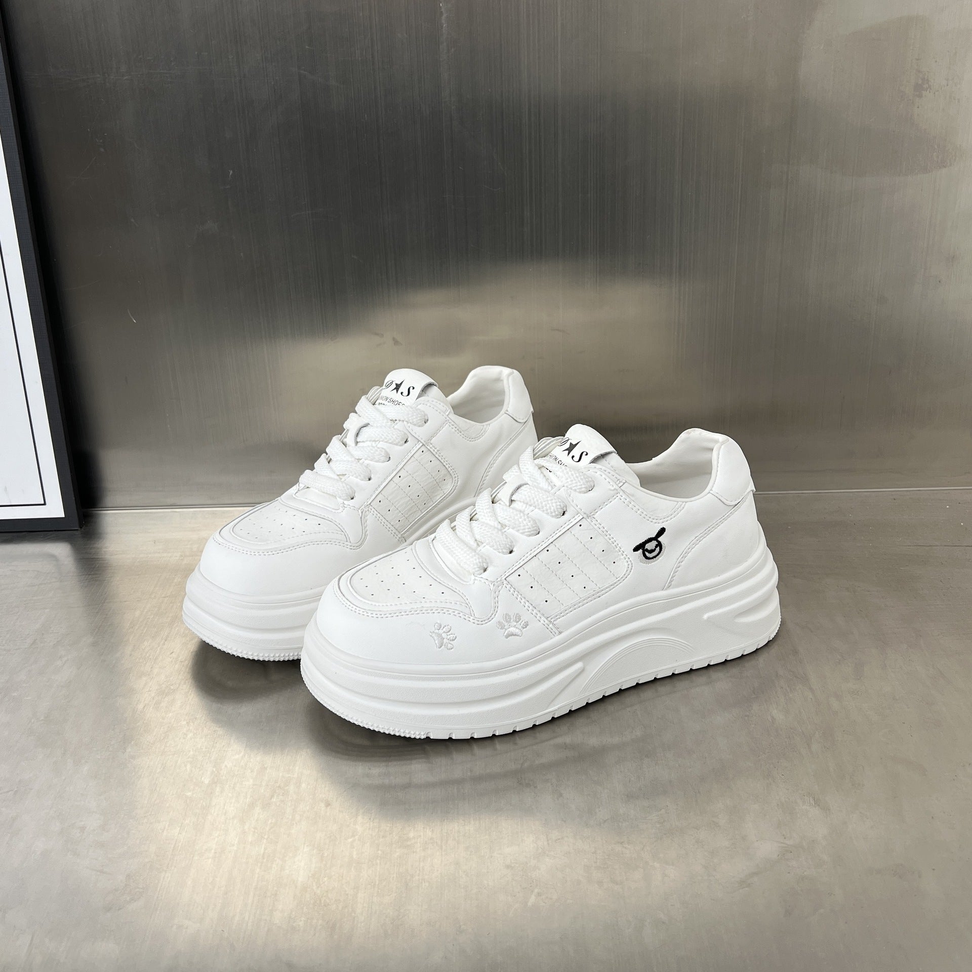Damen Sneaker Hoch Plattform Atmungsaktiv Komfort - BerlinGlamour