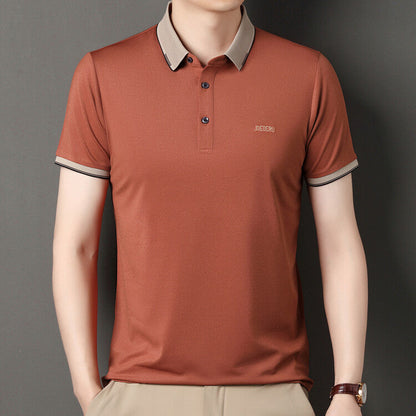 Herren Polo-Shirt Sportlich Moderner Kragen