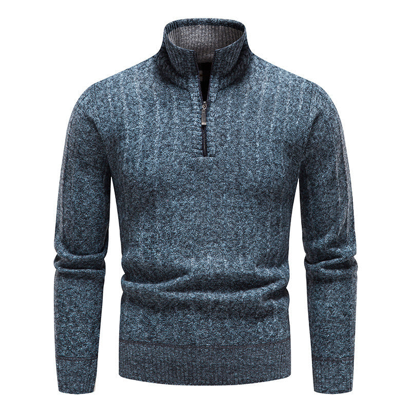 Strickpullover Herren Modern Highneck Pullover Trendig
