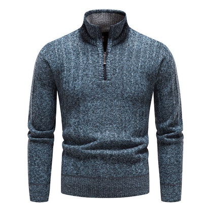 Strickpullover Herren Modern Highneck Pullover Trendig