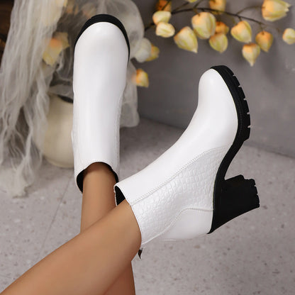 Damen Stiefeletten Schnürstiefeletten Elegantes Design