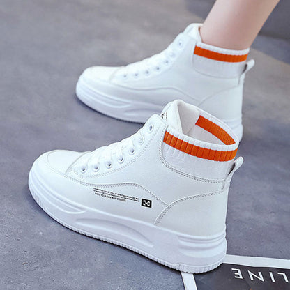 Damen Sneaker Hochtop Weich Bequem Modern Damen Schuhe