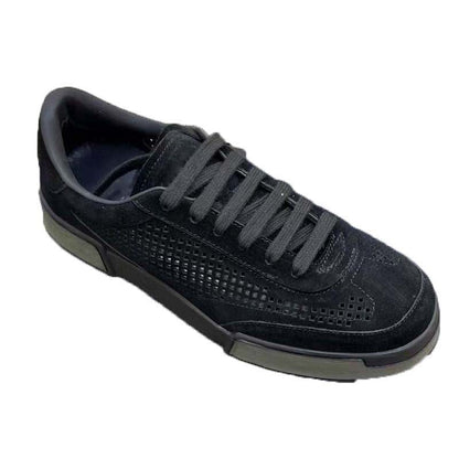 Damen Sneaker atmungsaktiv Wildleder perforiert Sportlich
