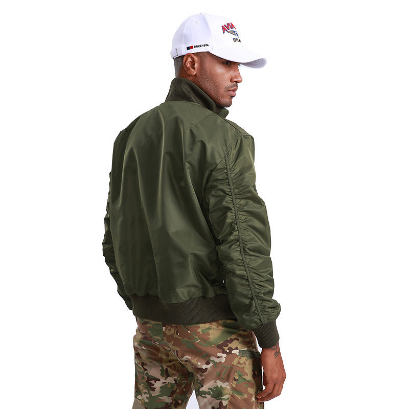 Herren Leder-Pilotenjacke Vintage Style