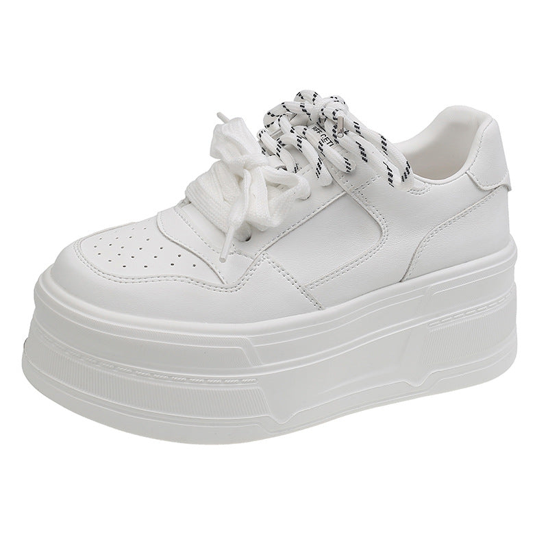Damen Sneaker Hoch Plattform Atmungsaktiv Modern