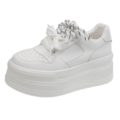 Damen Sneaker Hoch Plattform Atmungsaktiv Modern