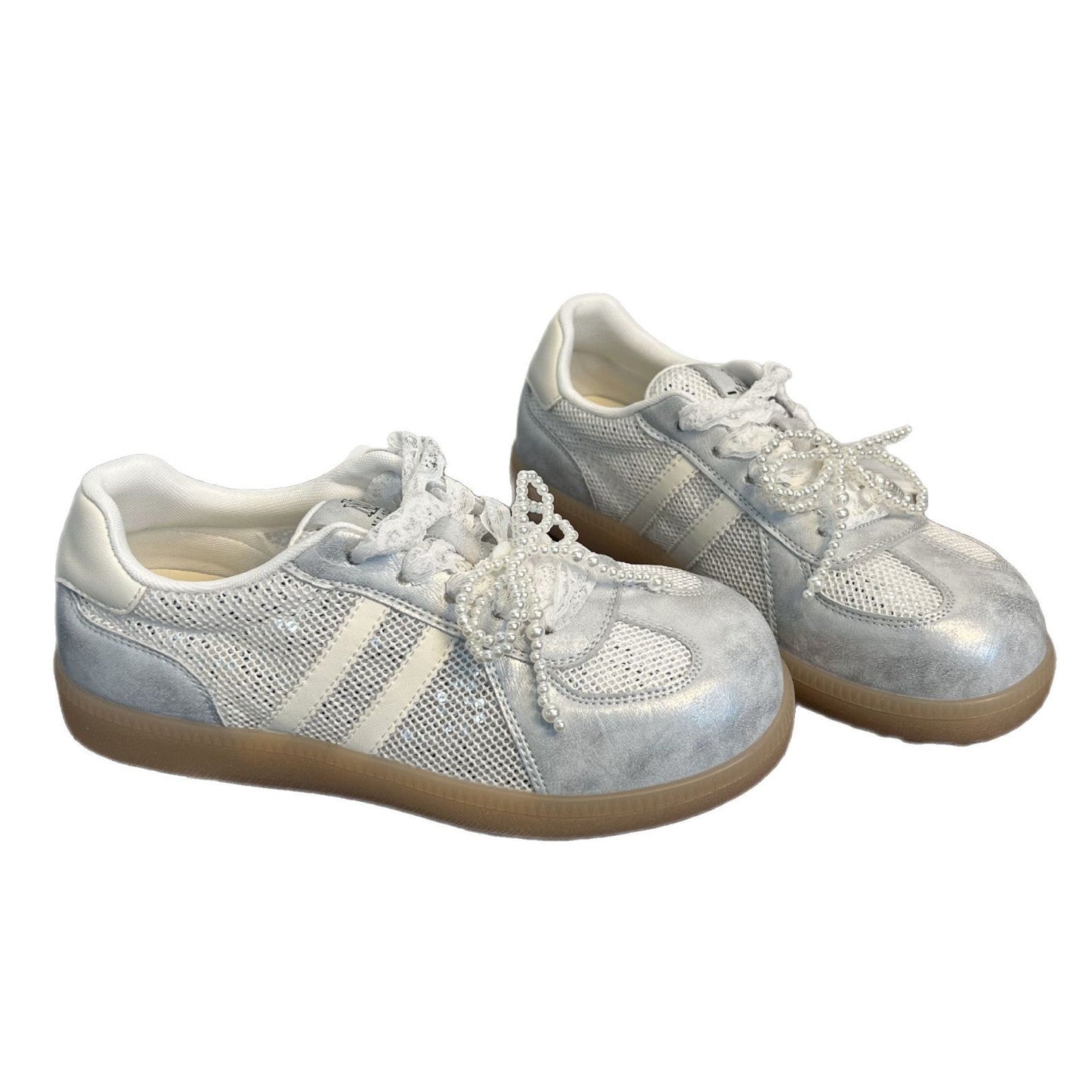 Damen Sneaker Atmungsaktiv Elegante Sportschuhe
