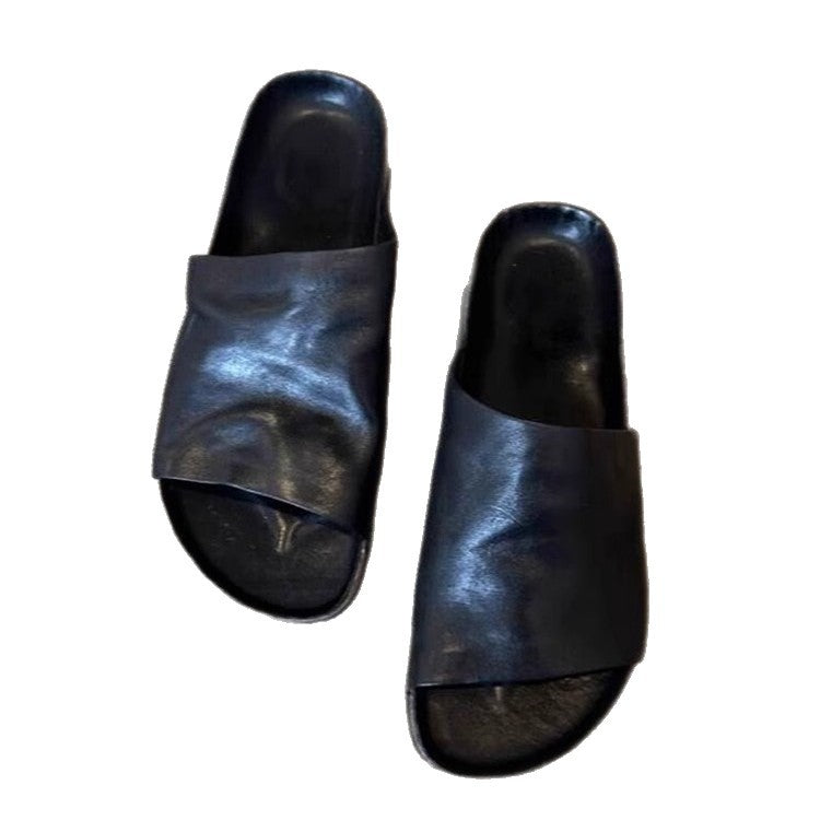 Damen Slipper Weich Leder Ergonomisch Komfort
