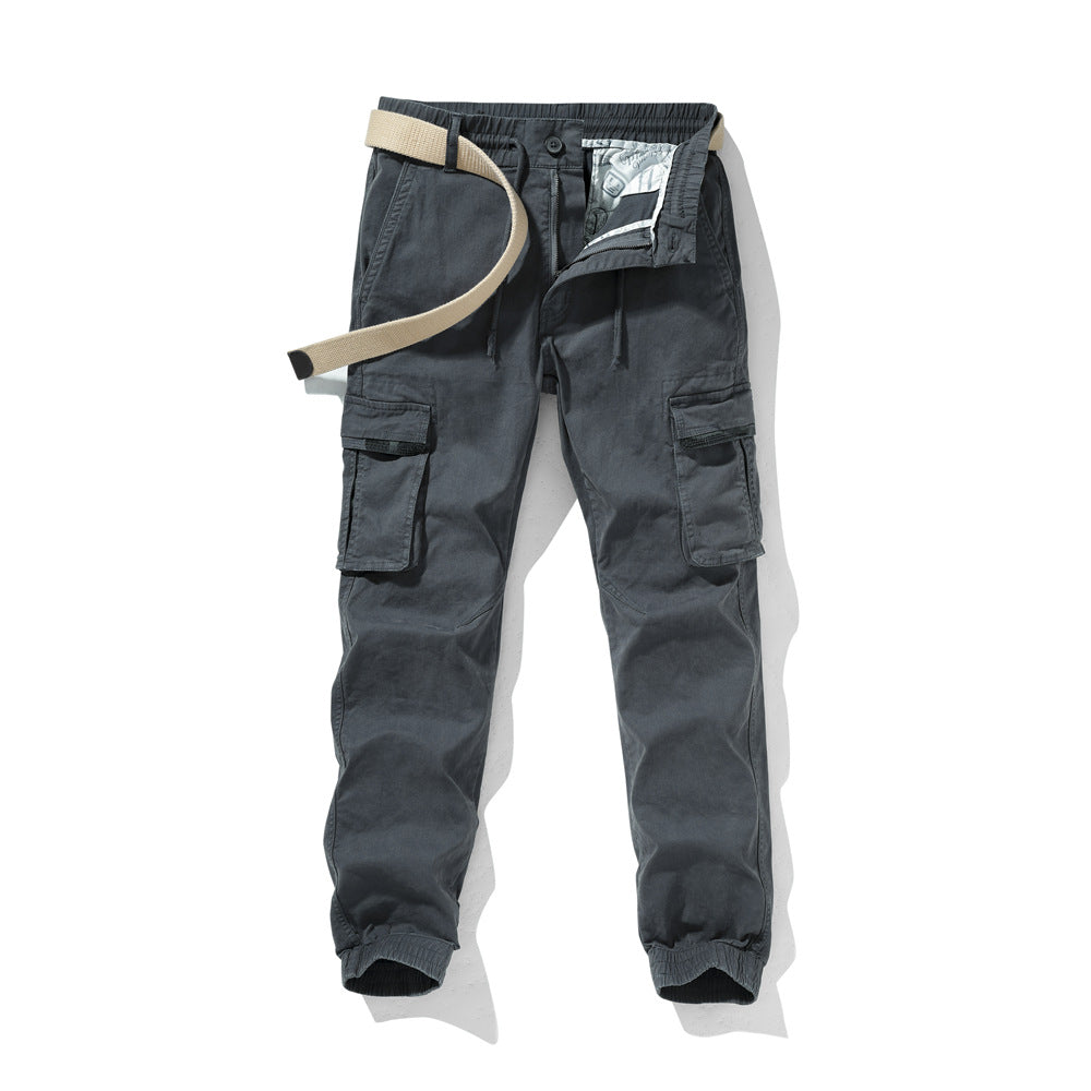 Herren Cargo-Hose Elastisch Praktisch Reißverschluss