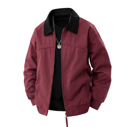 Herren Outdoor Jacke Leicht Wasserdicht Mit Taschen