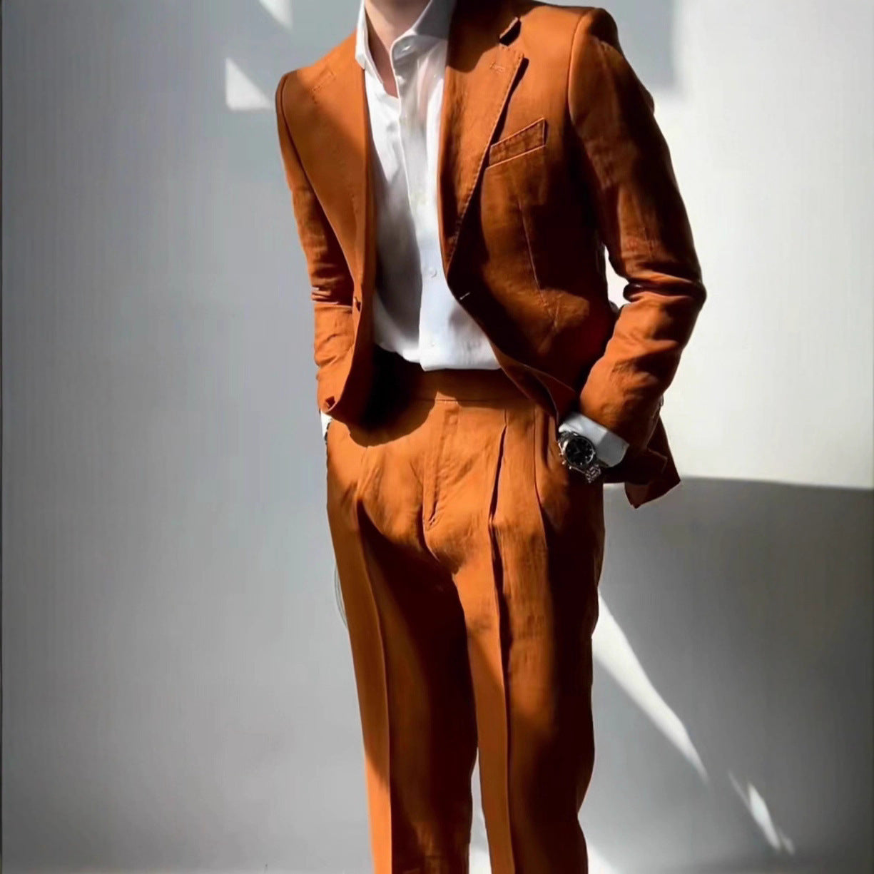Herren Anzug Moderner Schnitt Elegant Slimfit - BerlinGlamour