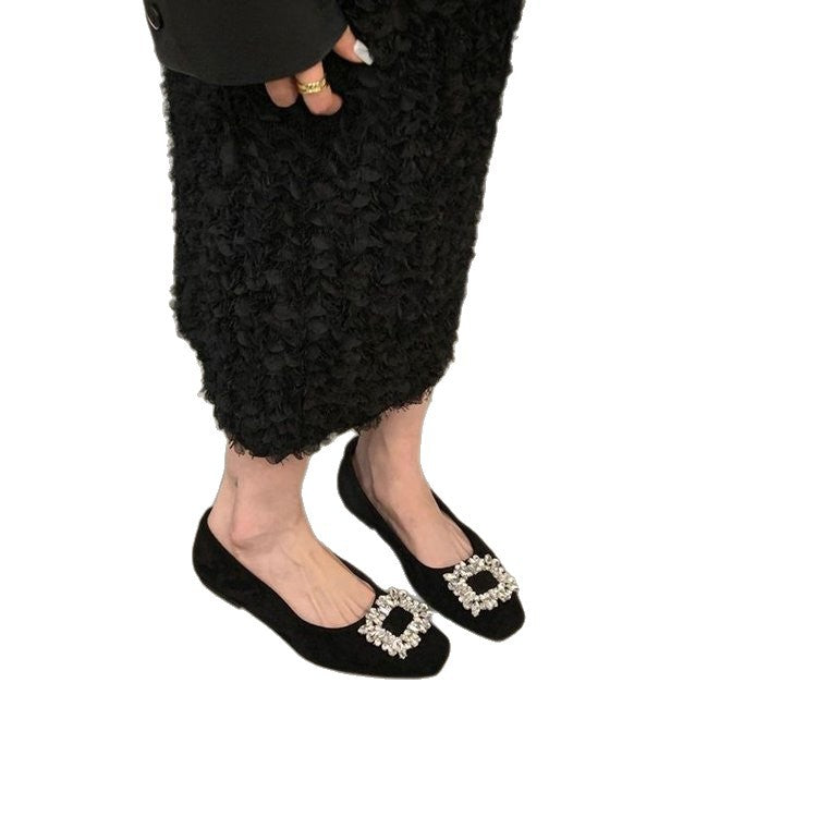 Damen Ballerinas Elegant mit Schmucksteinen Damen Schuhe