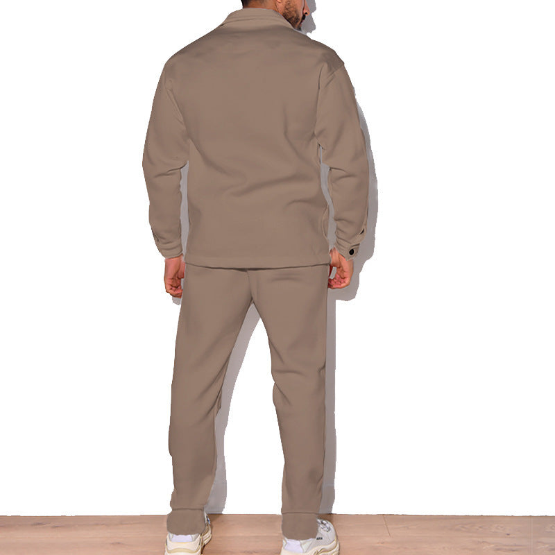 Herren Jogginganzug Sportlich Bequem Mit Taschen
