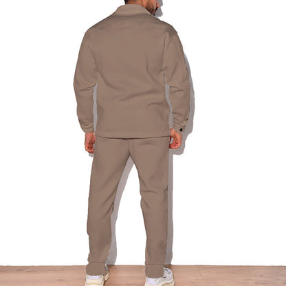 Herren Jogginganzug Sportlich Bequem Mit Taschen