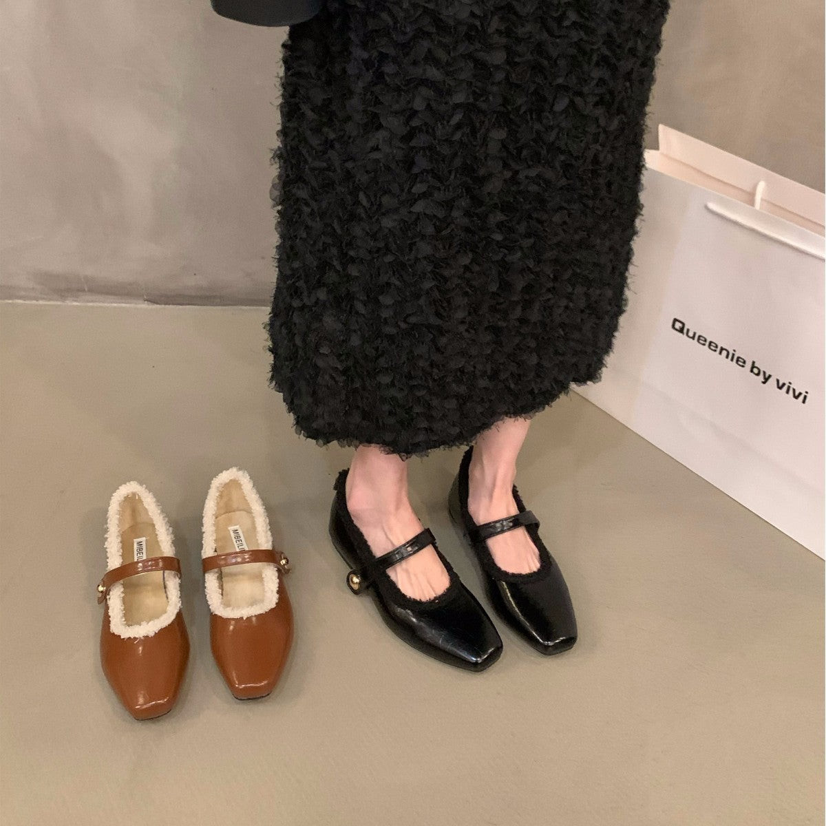 Damen Mokassins Warm Fleece Innenleben Elegant - BerlinGlamour
