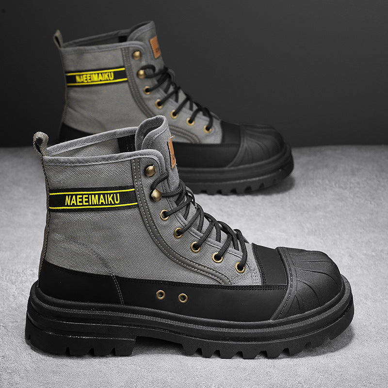 Damen Stiefel High-Top Robust Rutschfest Winter