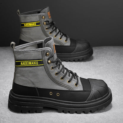 Damen Stiefel High-Top Robust Rutschfest Winter