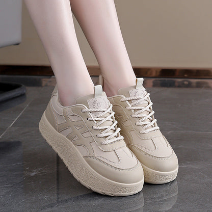 Damen Plateau Sneaker Sportlich atmungsaktiv Komfortabel