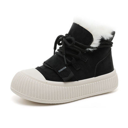 Damen Sneaker Winter High-Top Warm mit Weichem Innenfutter