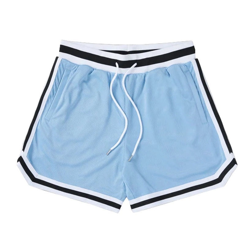 Herren Sports Shorts Mesh atmungsaktiv Seitenstreifen