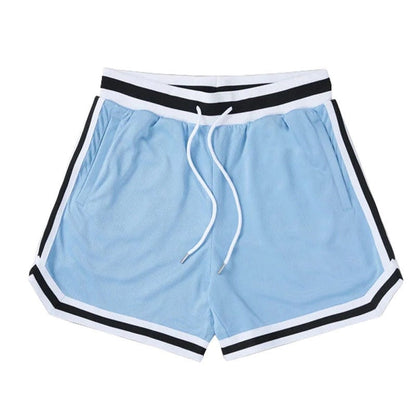 Herren Sports Shorts Mesh atmungsaktiv Seitenstreifen