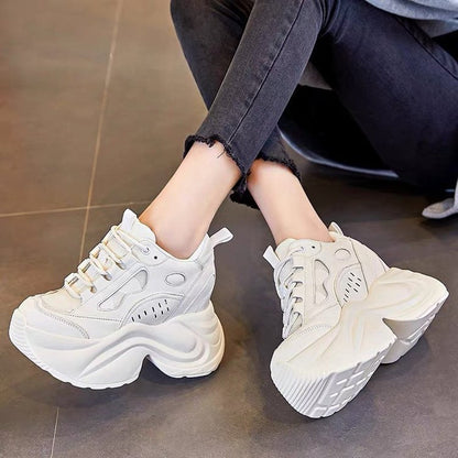 Damen High-Top Sneaker PlattformSchuhe Komfortabel Damenschuhe - BerlinGlamour