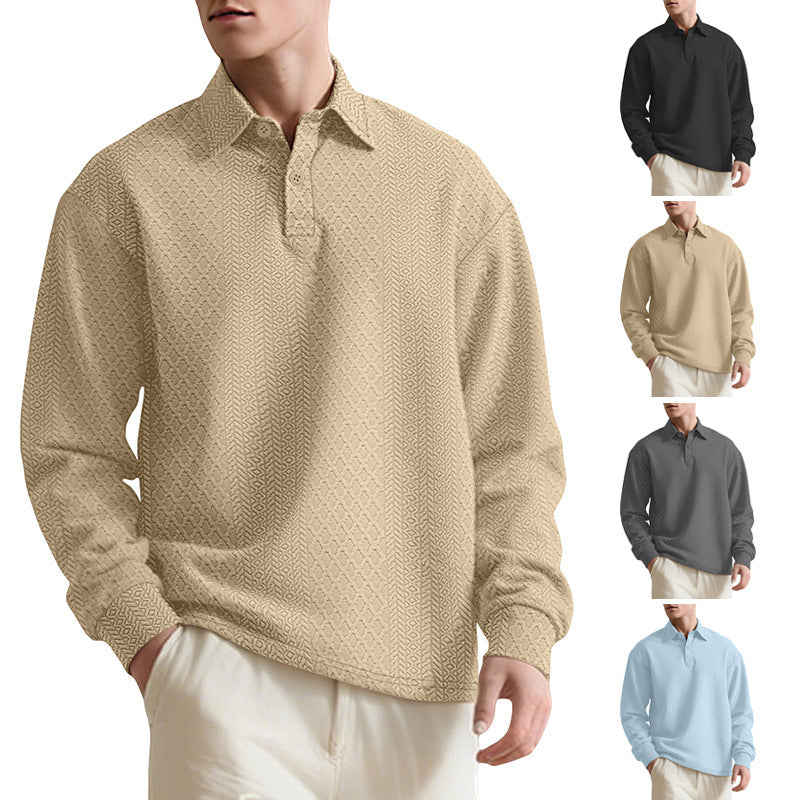 Herren Langarmhemd Modern Strukturiert Elegantes Design - BerlinGlamour