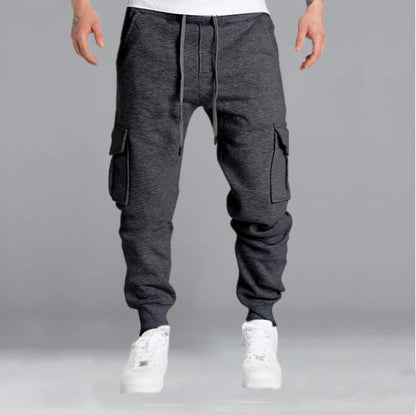 Herren Jogginghose Cargo-Style Bequem Mit Taschen