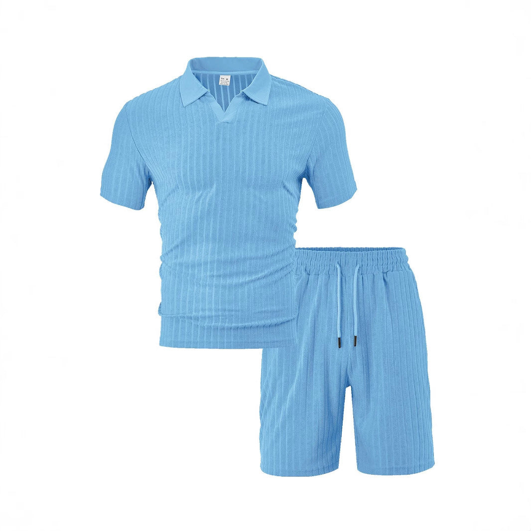 Herren Freizeit-Set Baumwoll Mix Elastisch Modern - BerlinGlamour