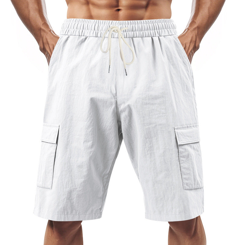Herren Cargo Shorts Bequem Praktisch Mit Seitentaschen