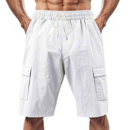 Herren Cargo Shorts Bequem Praktisch Mit Seitentaschen