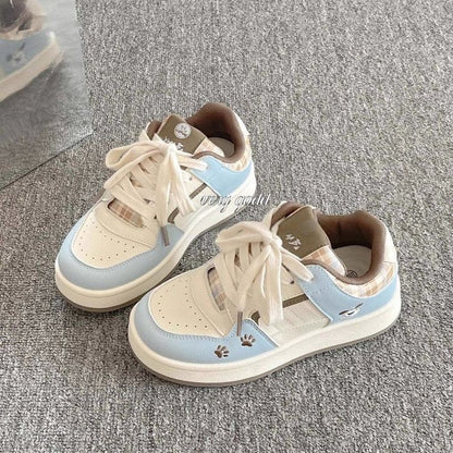 Damen Sneaker Modisch mit Details und Weichem Innenleben