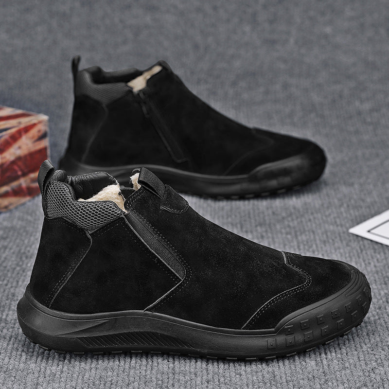 Damen Stiefeletten Weich Bequem Reißverschluss Schuhe