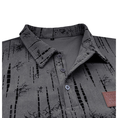 Lässiger Herren Pullover mit Knöpfkragen Modern